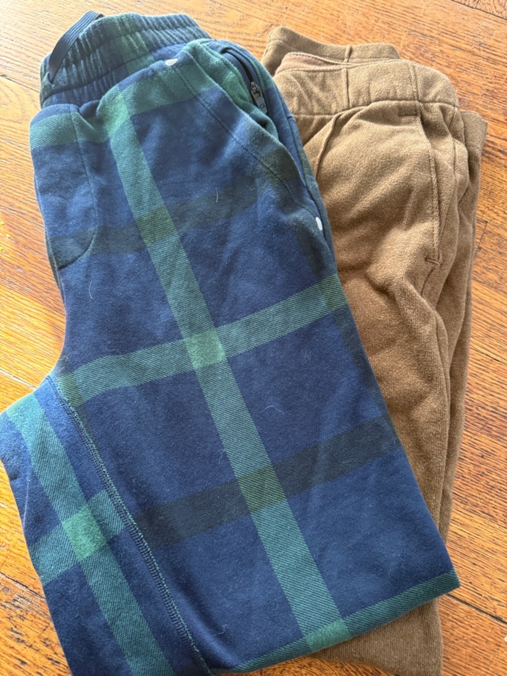 GAP Boys Navy & Brown Fleece Joggers